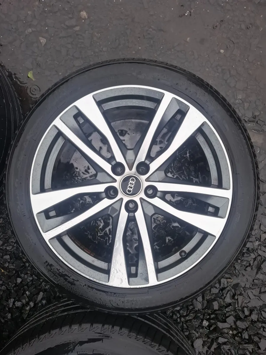 19" Genuine Audi A6 S Line Alloys with tyres - Image 4