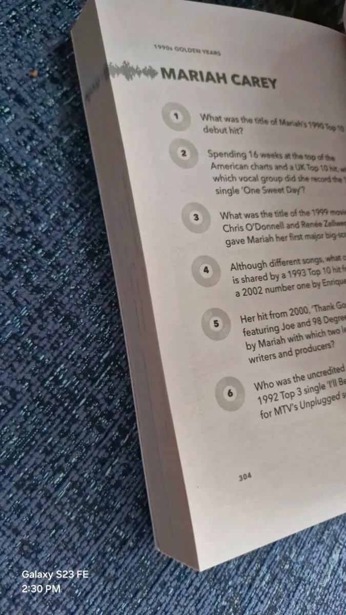 PopMaster: The official music quiz book from Ken B - Image 3