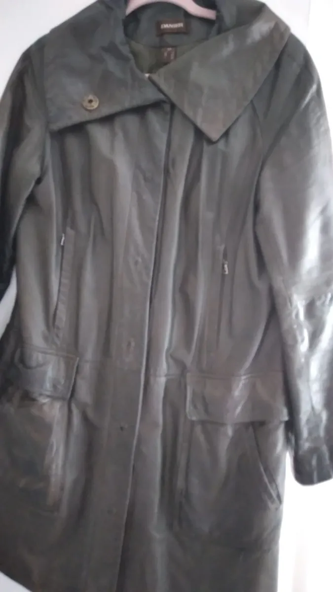 Ladies leather coat - Image 4