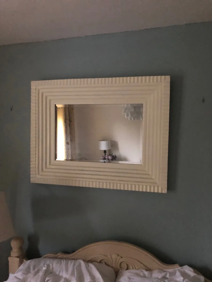 Large cream mirror - Image 1