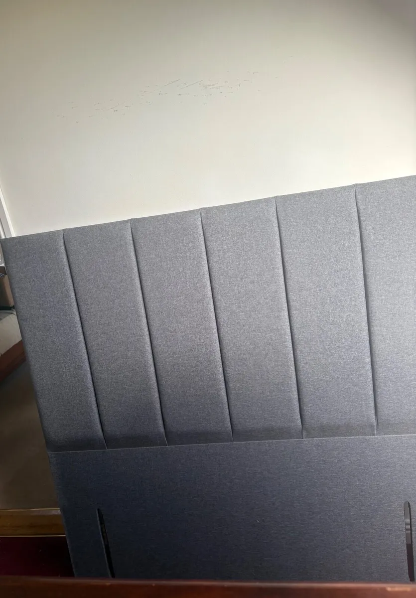 Grey Double Bed headboard - Image 3