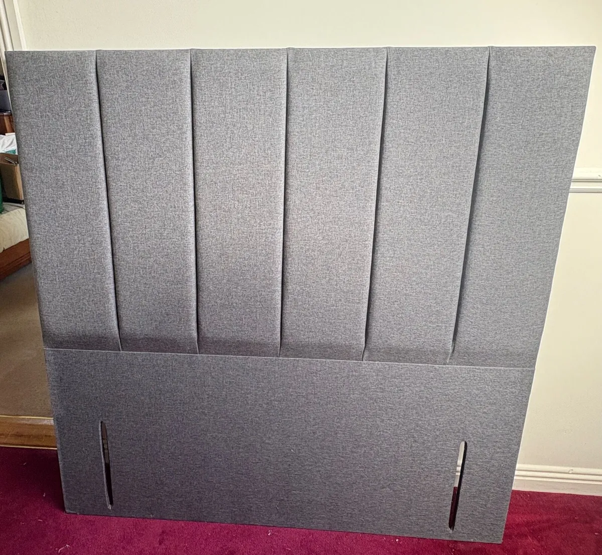 Grey Double Bed headboard - Image 1