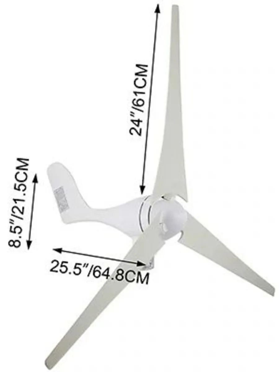 Wind Turbine Generator 300W Home Power System - Image 2