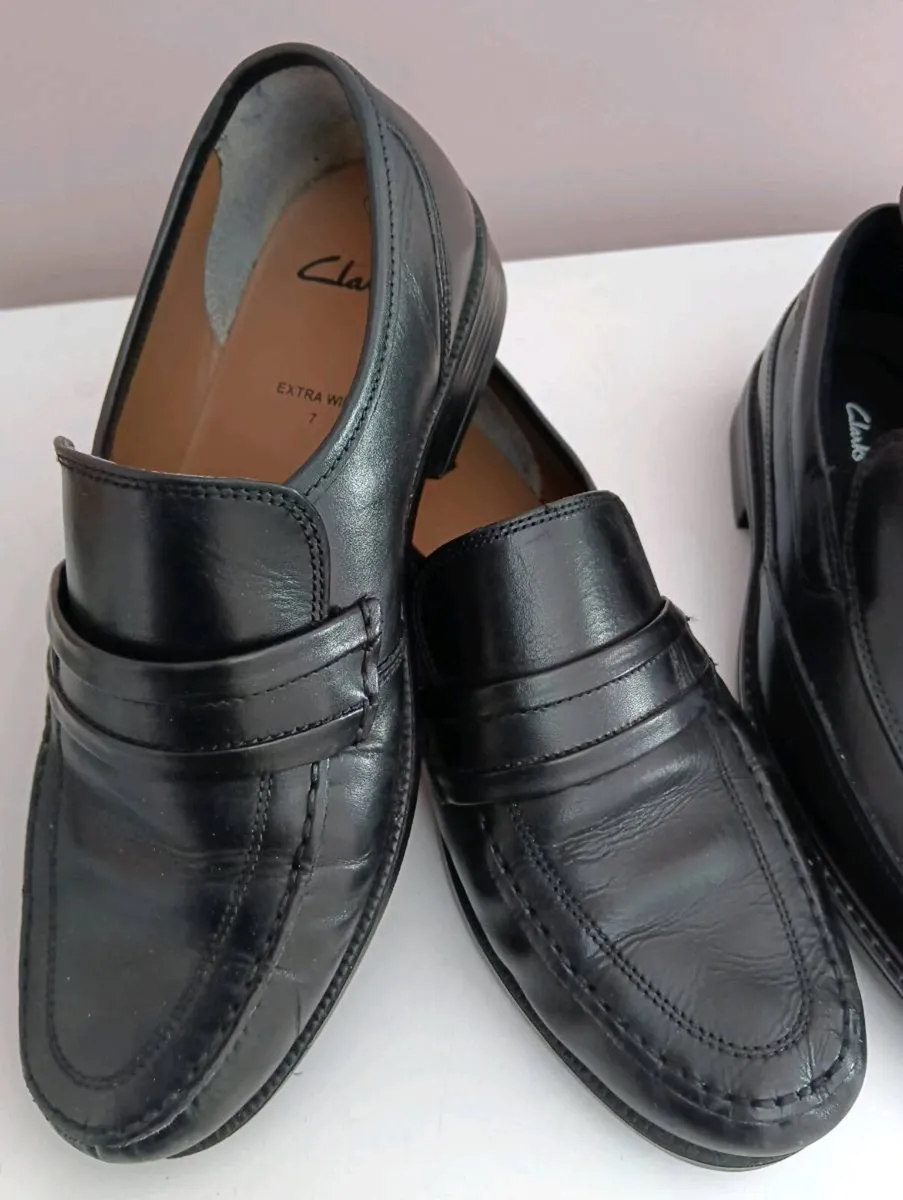 Clarks Black Slip on - Image 1