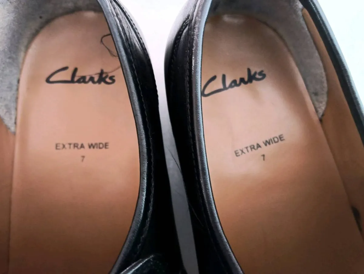 Clarks Black Slip on - Image 2