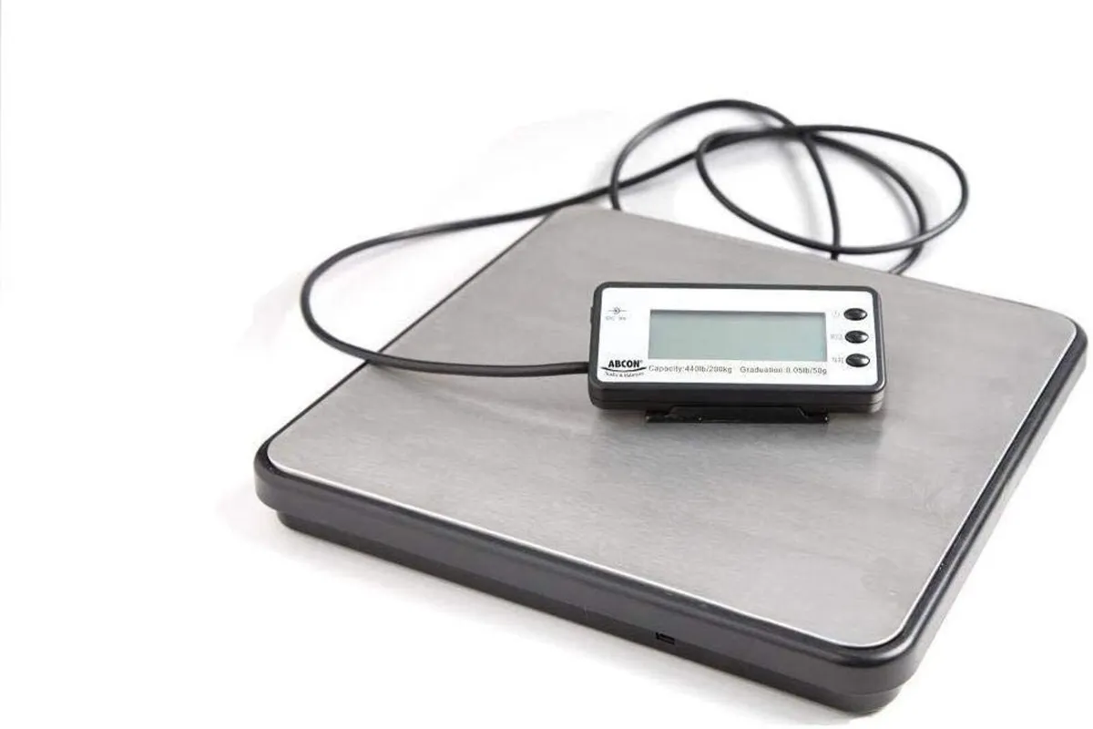 Large Digital Parcel Scale Stainless Steel Heavy - Image 3