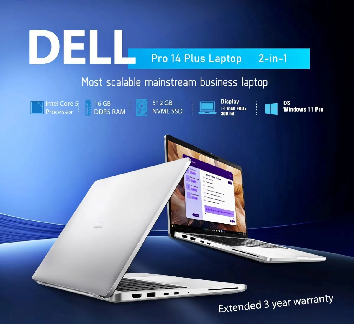 Dell Pro 14 Plus PB14250, NEW! - Image 1