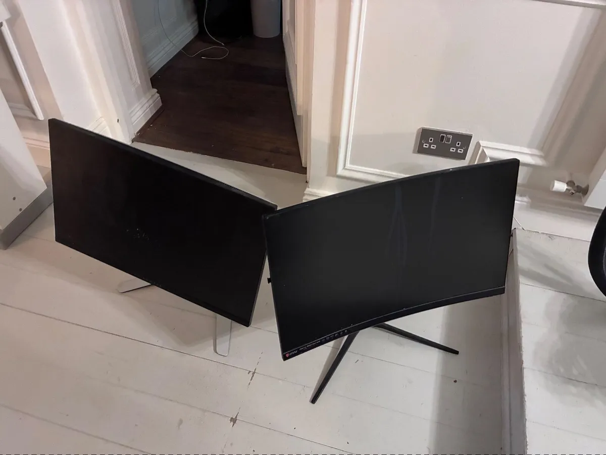 Alienware 240hz, 27 inch& msi curved 165hz monitor - Image 4
