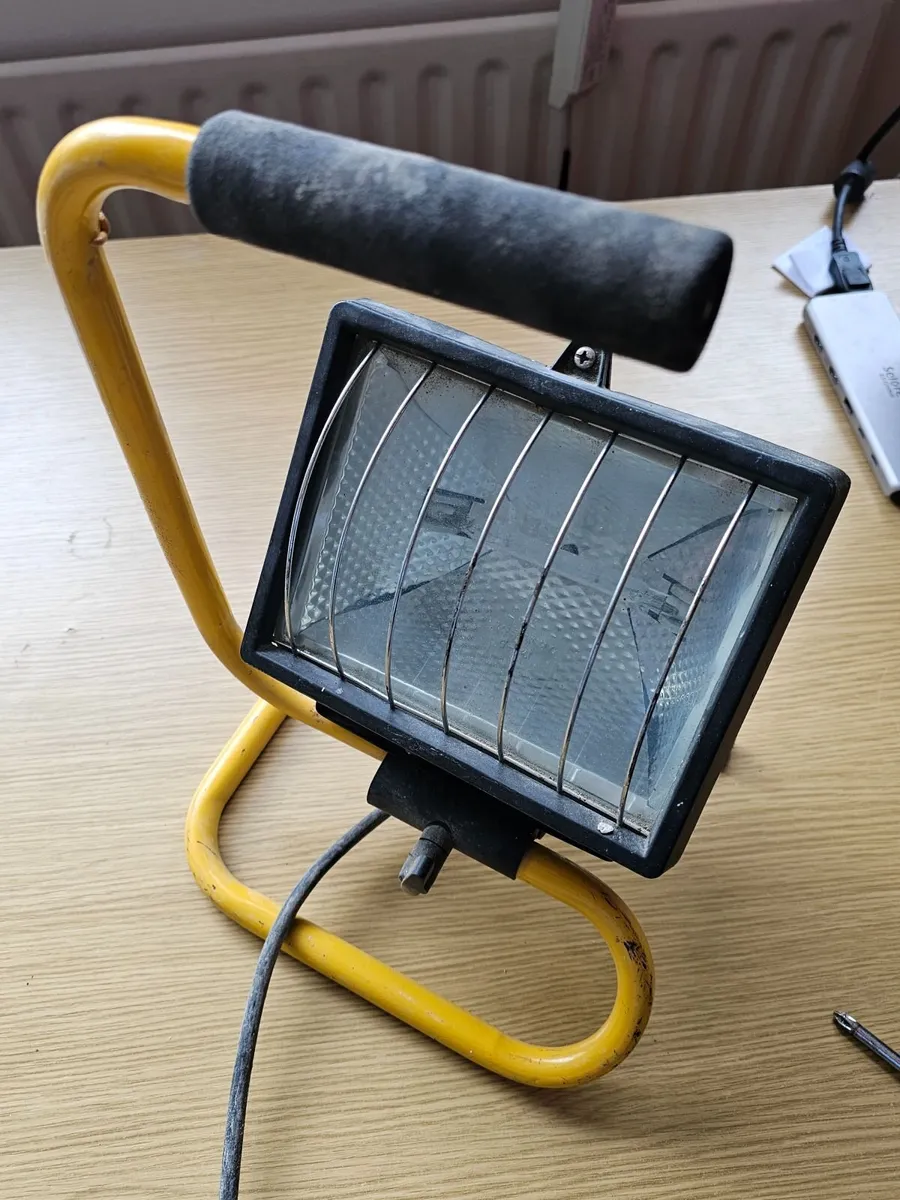 400W halogen work light stand floodlight site lamp - Image 1