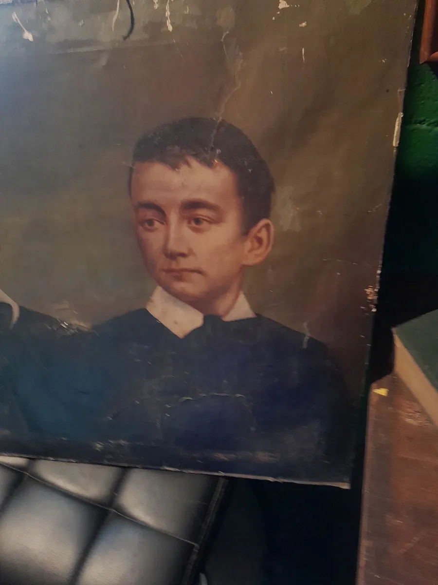 Vintage oil on canvas painting - Image 3