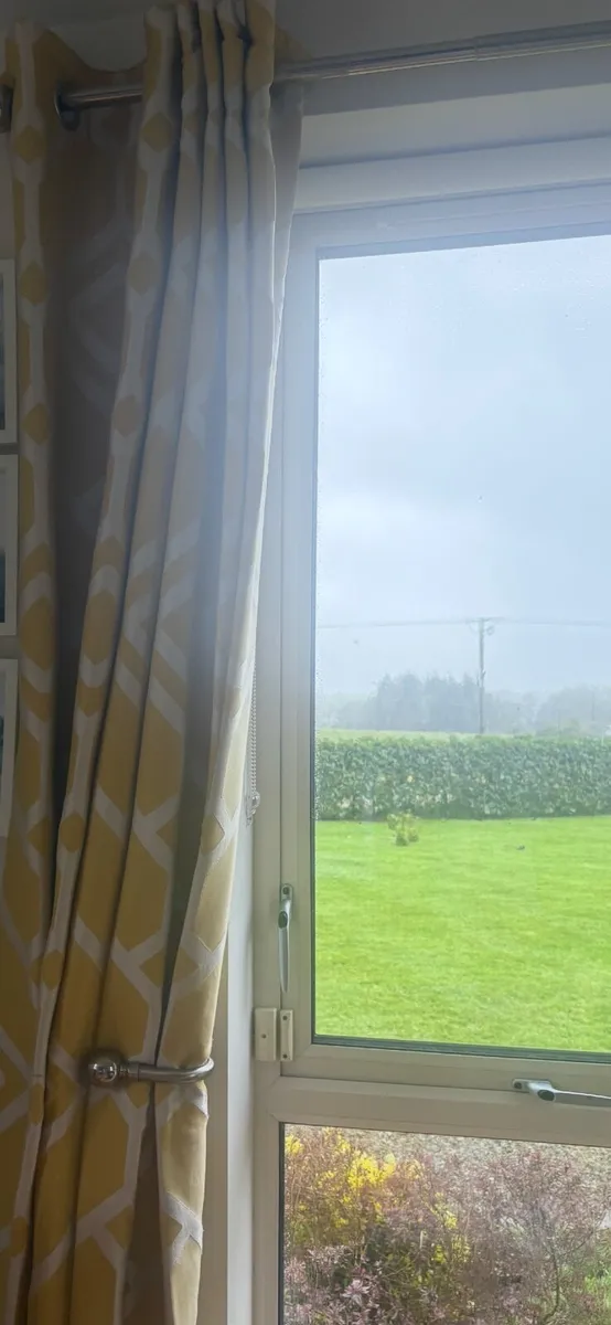 2 pairs of Next Mustard Curtains - Image 3