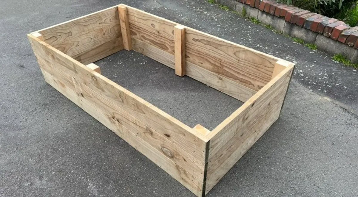 Small veggie garden raised bed, planter box 180x65x45cm - Image 2
