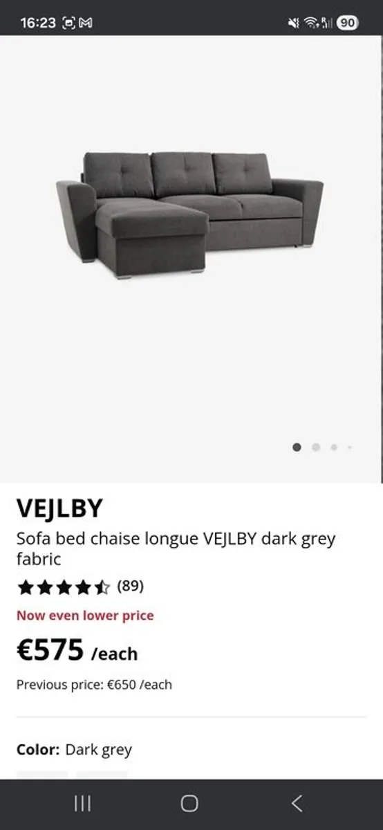 Corner Sofa Bed - Image 3