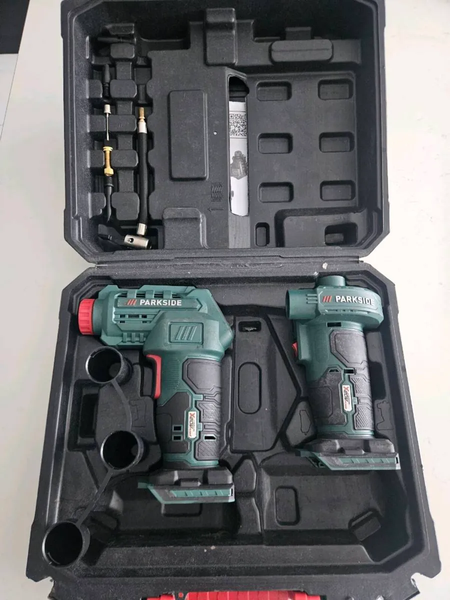 Parkside Cordless Air Compressor Kit - Image 1
