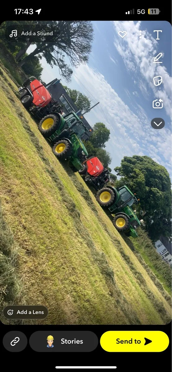 100 bales of silage for sale