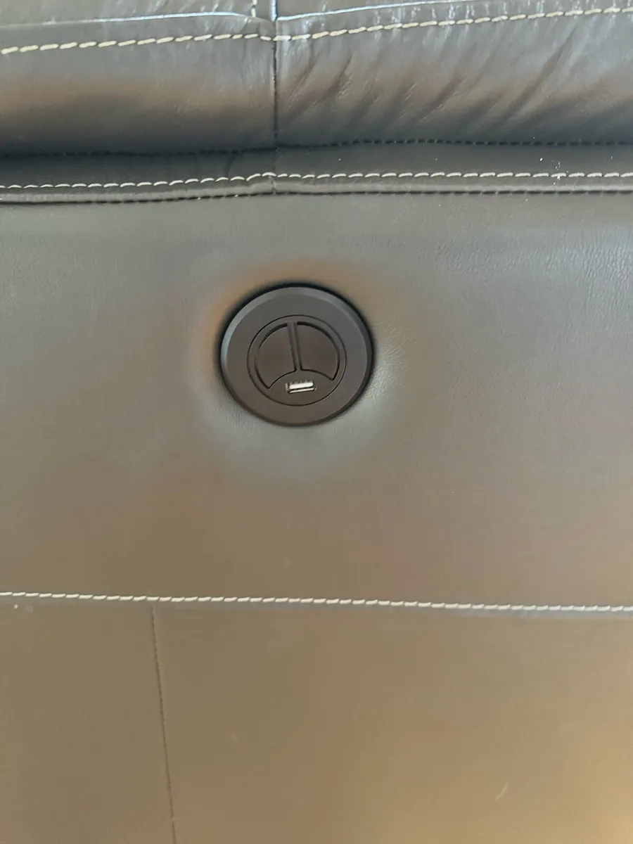 Leather Couch (Electric Recliners) - Image 4