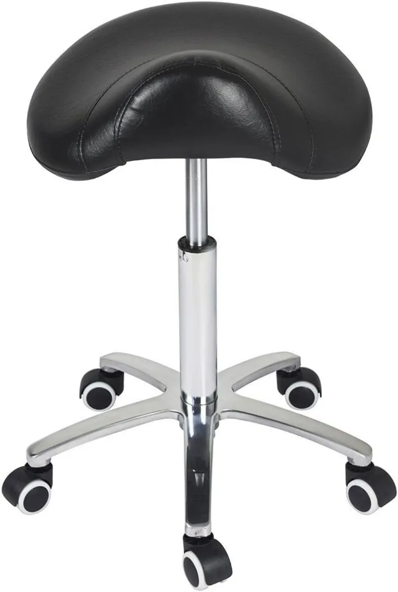 Hydraulic Saddle Stool Adjustable without Backrest - Image 4