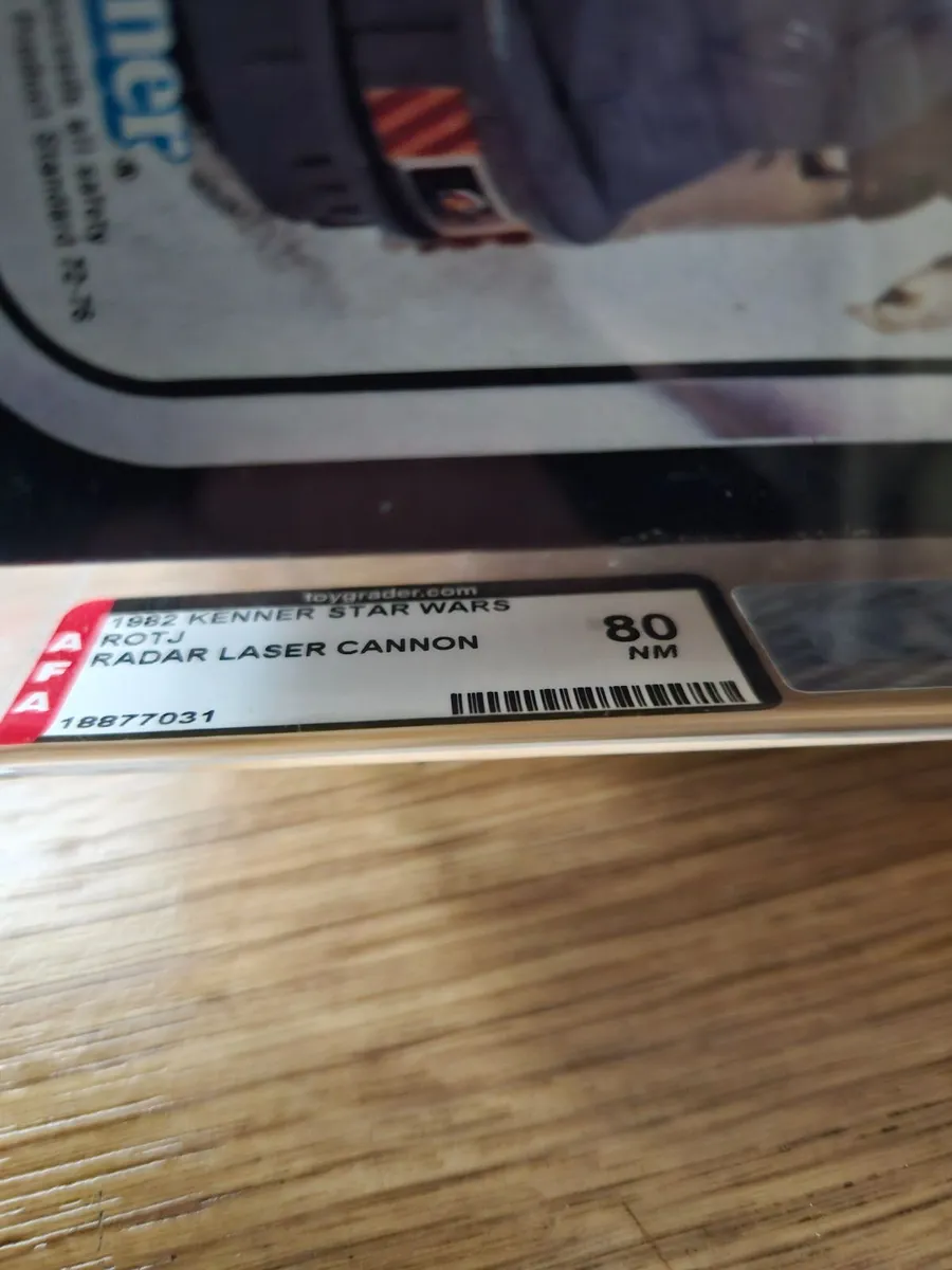 Vintage Star Wars ROTJ Radar Laser Cannon AFA80 - Image 2