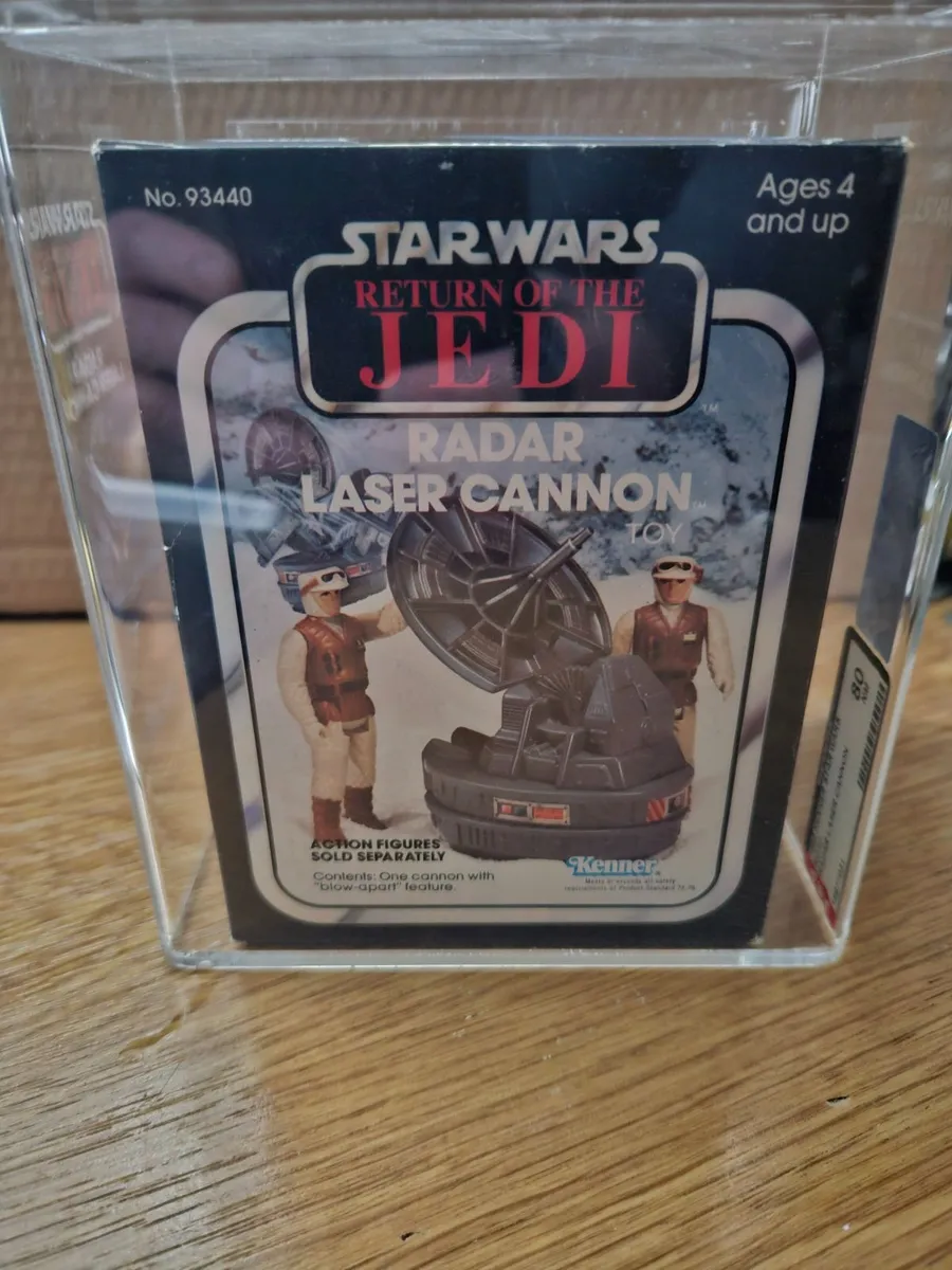 Vintage Star Wars ROTJ Radar Laser Cannon AFA80 - Image 4