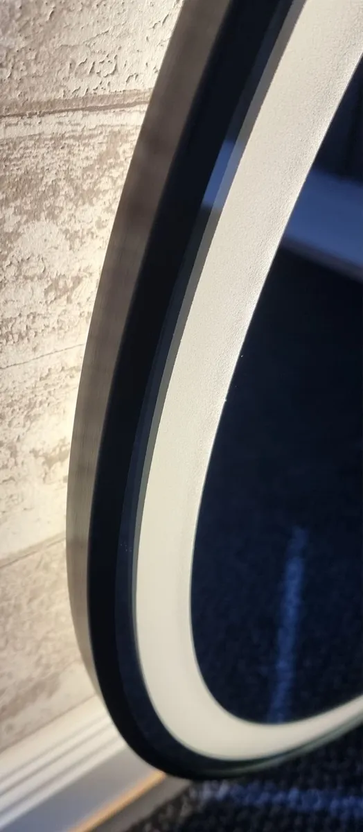 LED Bathroom Mirror 80cm Demister Dual LED - Image 4