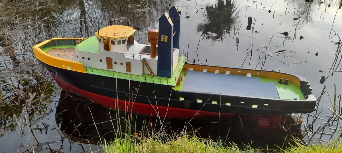 Model RC Ship Vintage BIG SCALE 6FT - Image 3