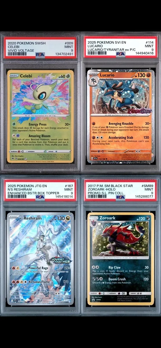 Pokemon cards Psa Graded Espeon_sean holo rare - Image 3