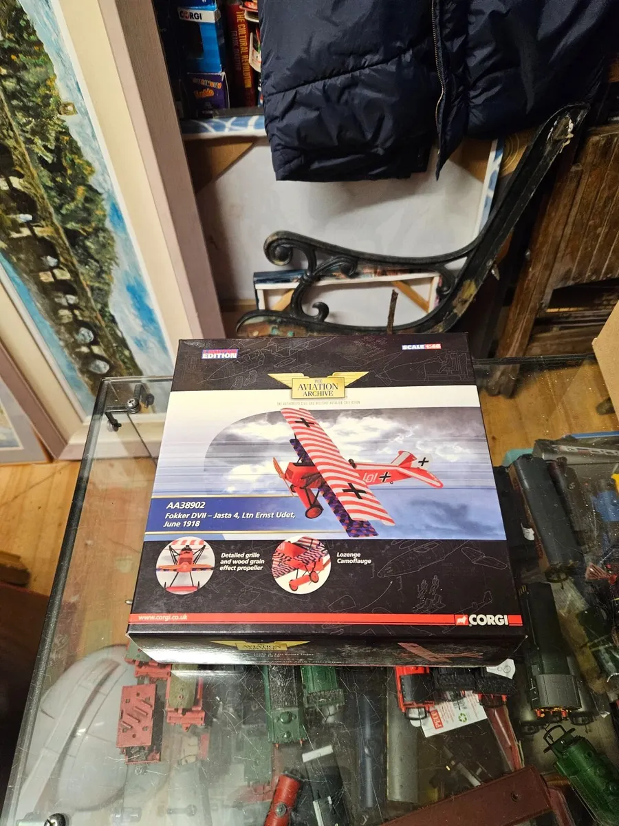 Corgi German WW1 Fokker Biplane - Image 1