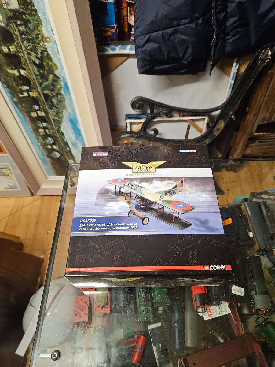 Corgi American WW1 Spad Bi Plane 1.48 - Image 1