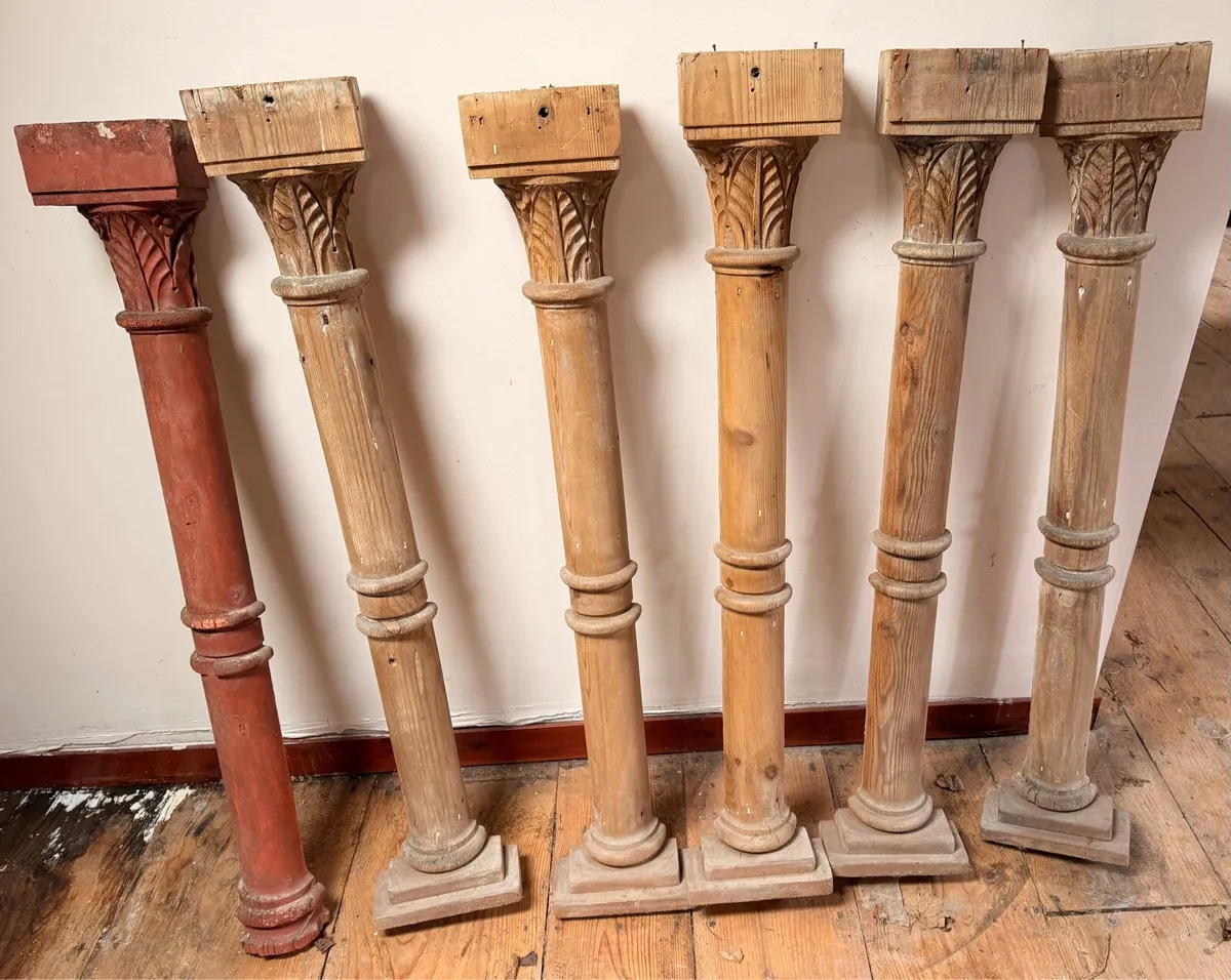 Wooden pillars/columns