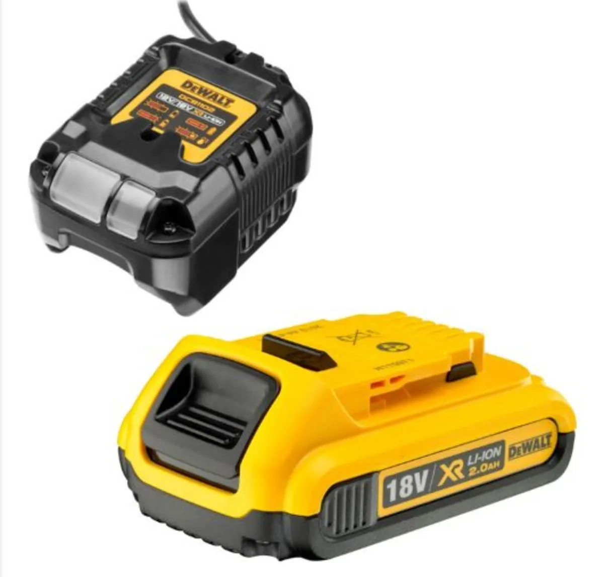 Dewalt DCB183 18V XR 2Ah Li-Ion Battery + DCB1102