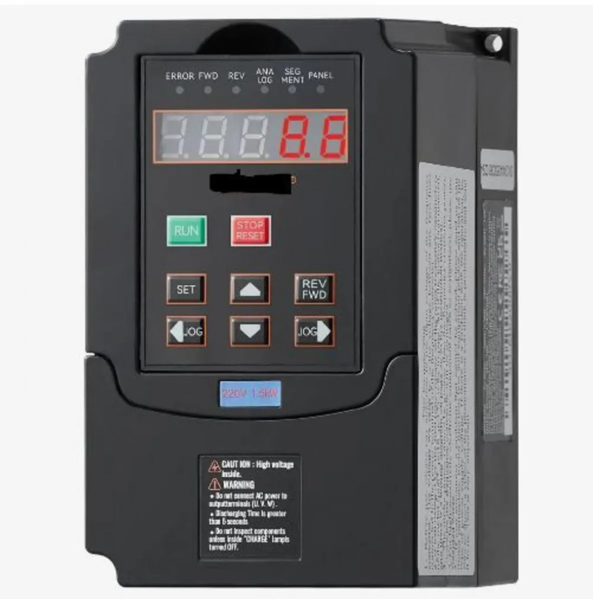 VFD 2HP, 1.5KW, 7.5A, 1 or 3 Phase 220V - Image 1