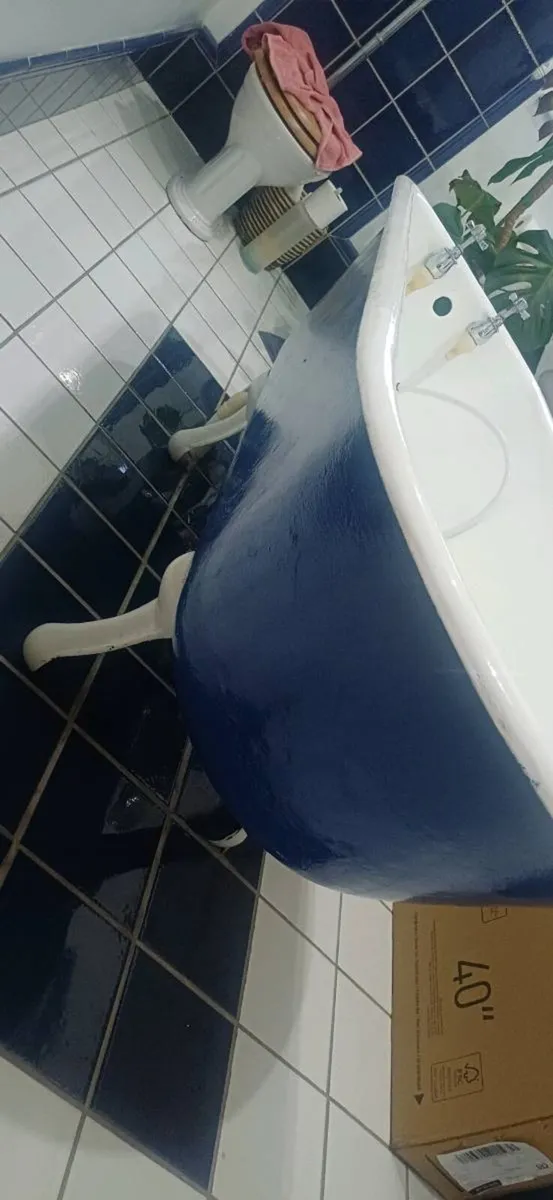 Cast Iron Roll top bath - Image 1