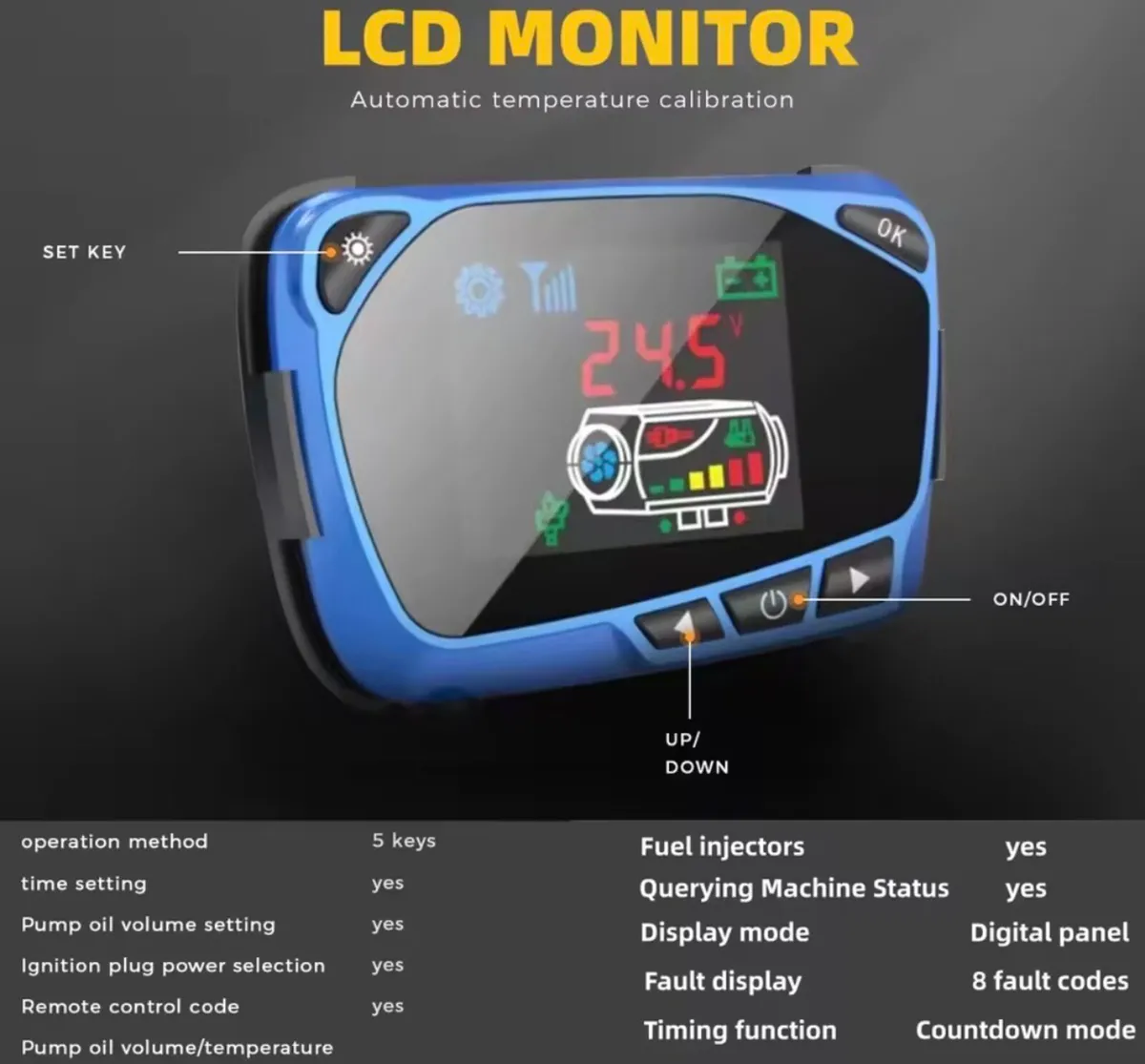 8KW 12V Low Noise Heater Diesel Air Heater Diesel - Image 2