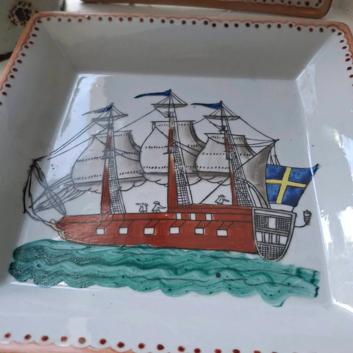 Pair of Galleon Trinket Dishes - Image 2