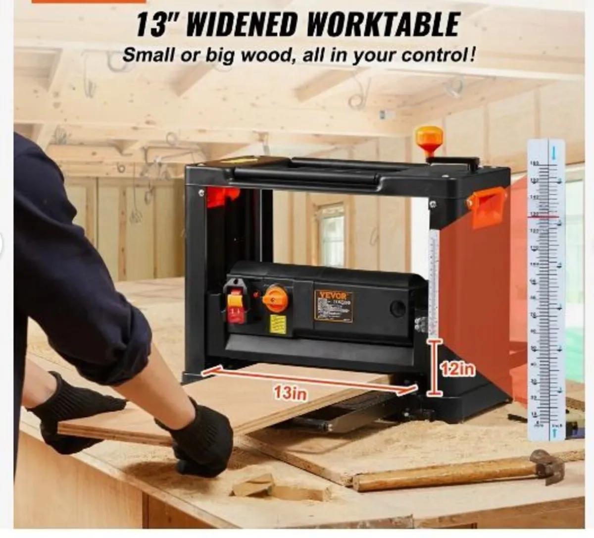 Thickness Planer, Two Speed, 33 cm - Image 2