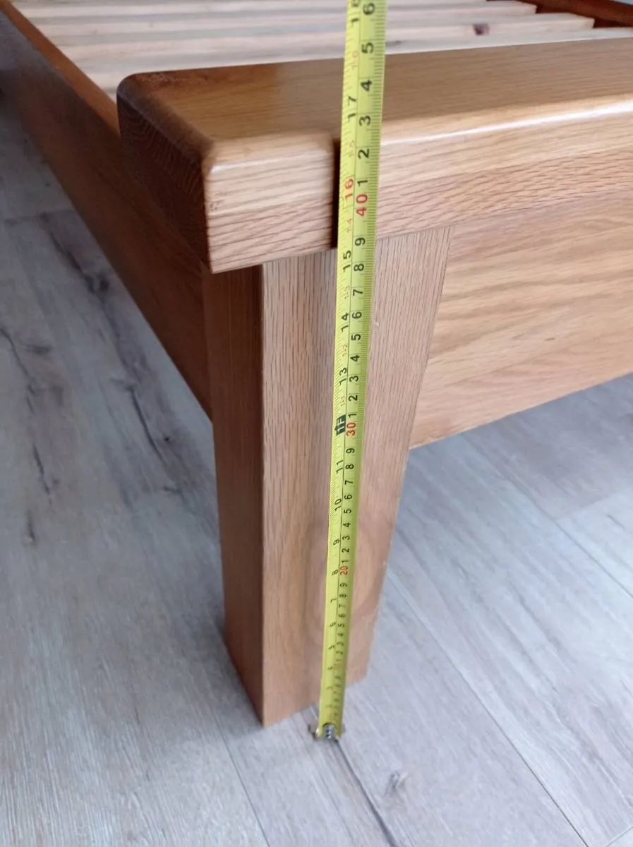 Single oak bed - Image 3