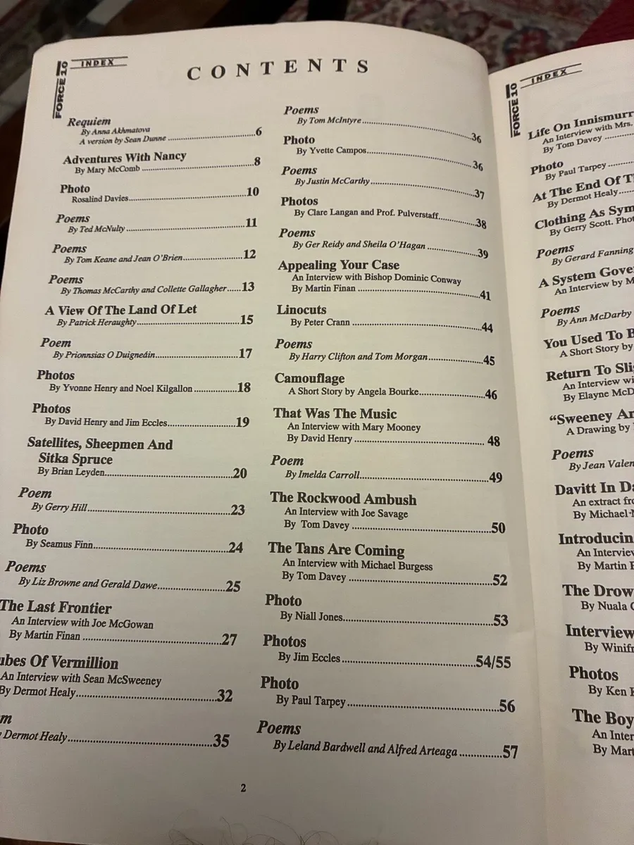 Force 10- An Irish Journal Spring ‘93 - Image 3