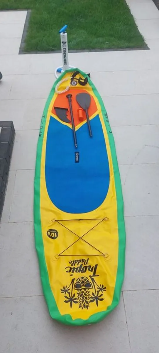 SUP - Tropic Paddle 10'6 Inflatable - Mint Condition - Image 2