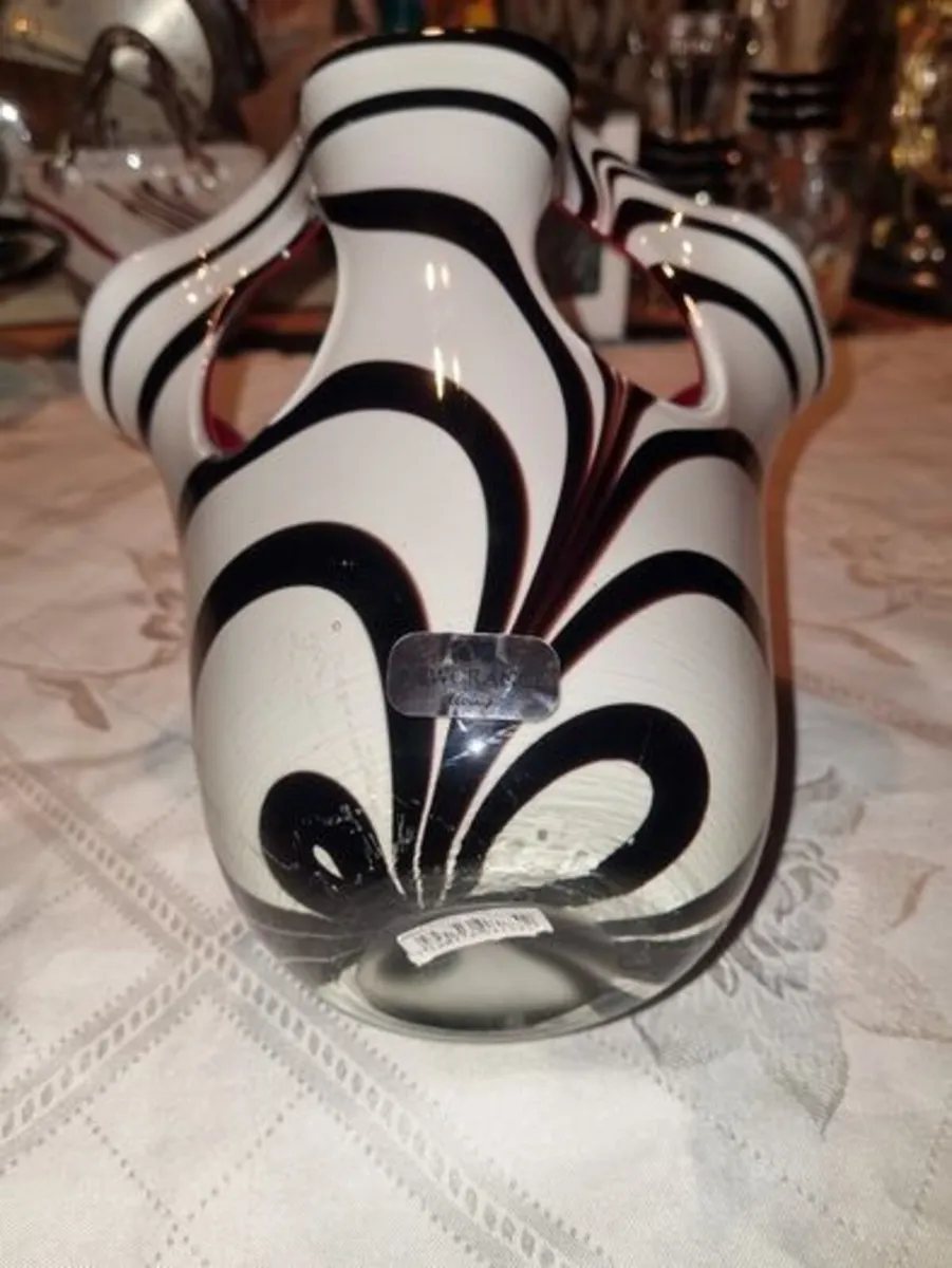 Newgrange Living Red Zebra Vase - Image 2