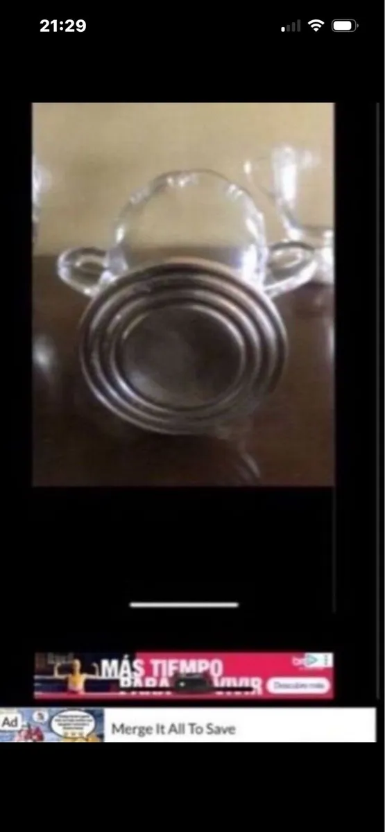 Antique Silver Weighted Milk & Sugar Bowl - Image 2