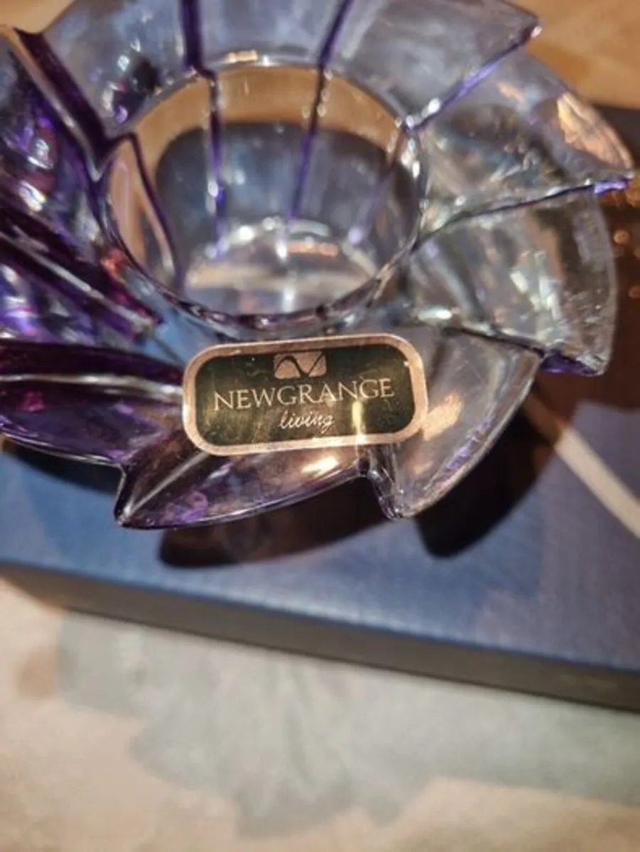 Two crystal candlesticks NEWGRANGE - Image 3