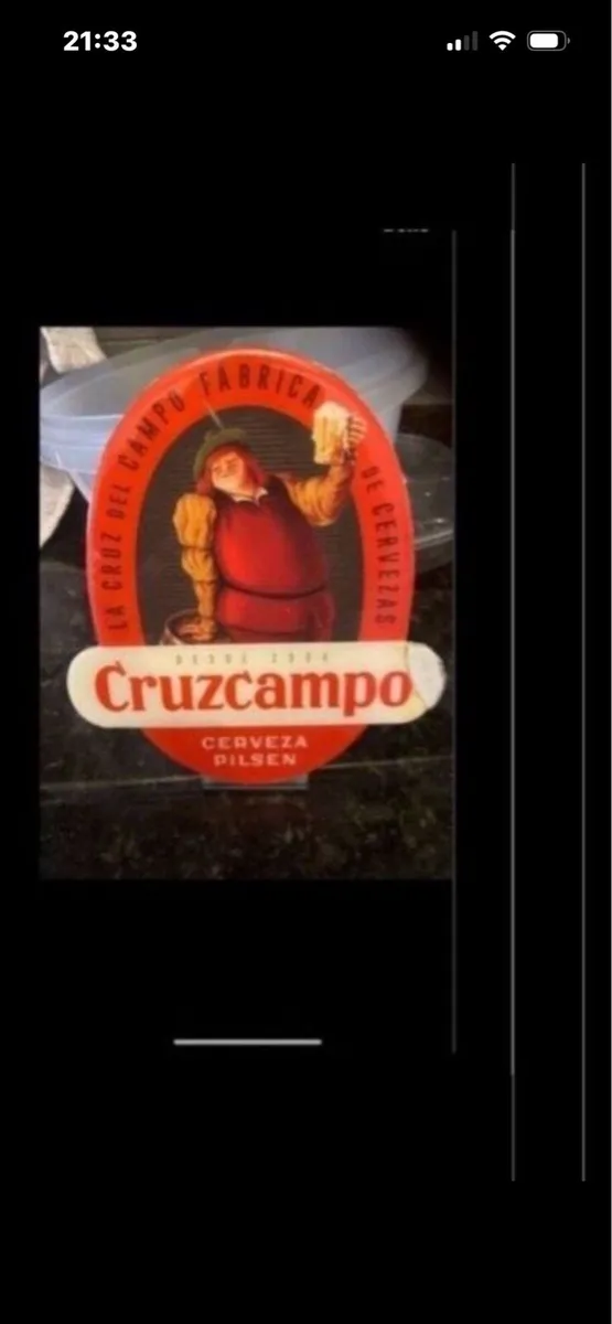 Cruzcampo Beer bar Display - Image 1