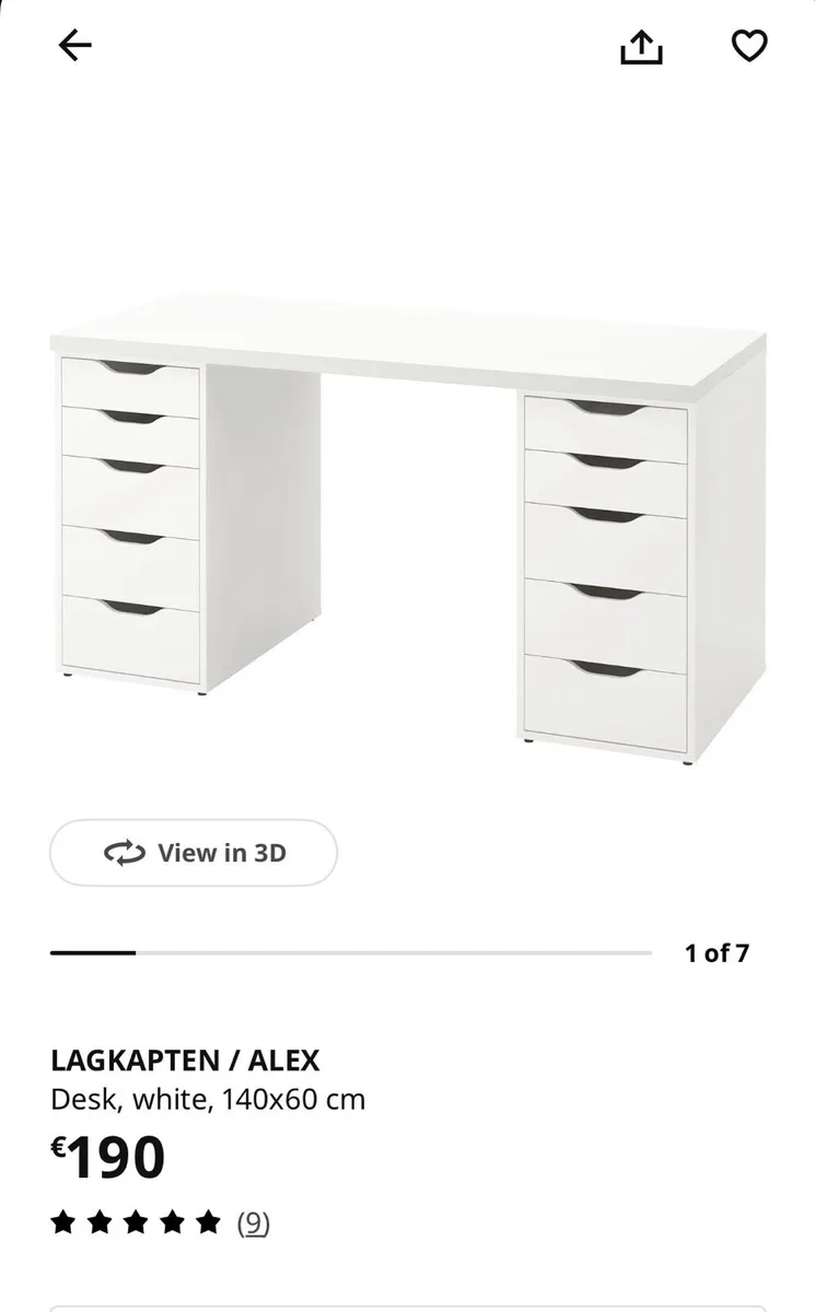 IKEA desk - Image 1