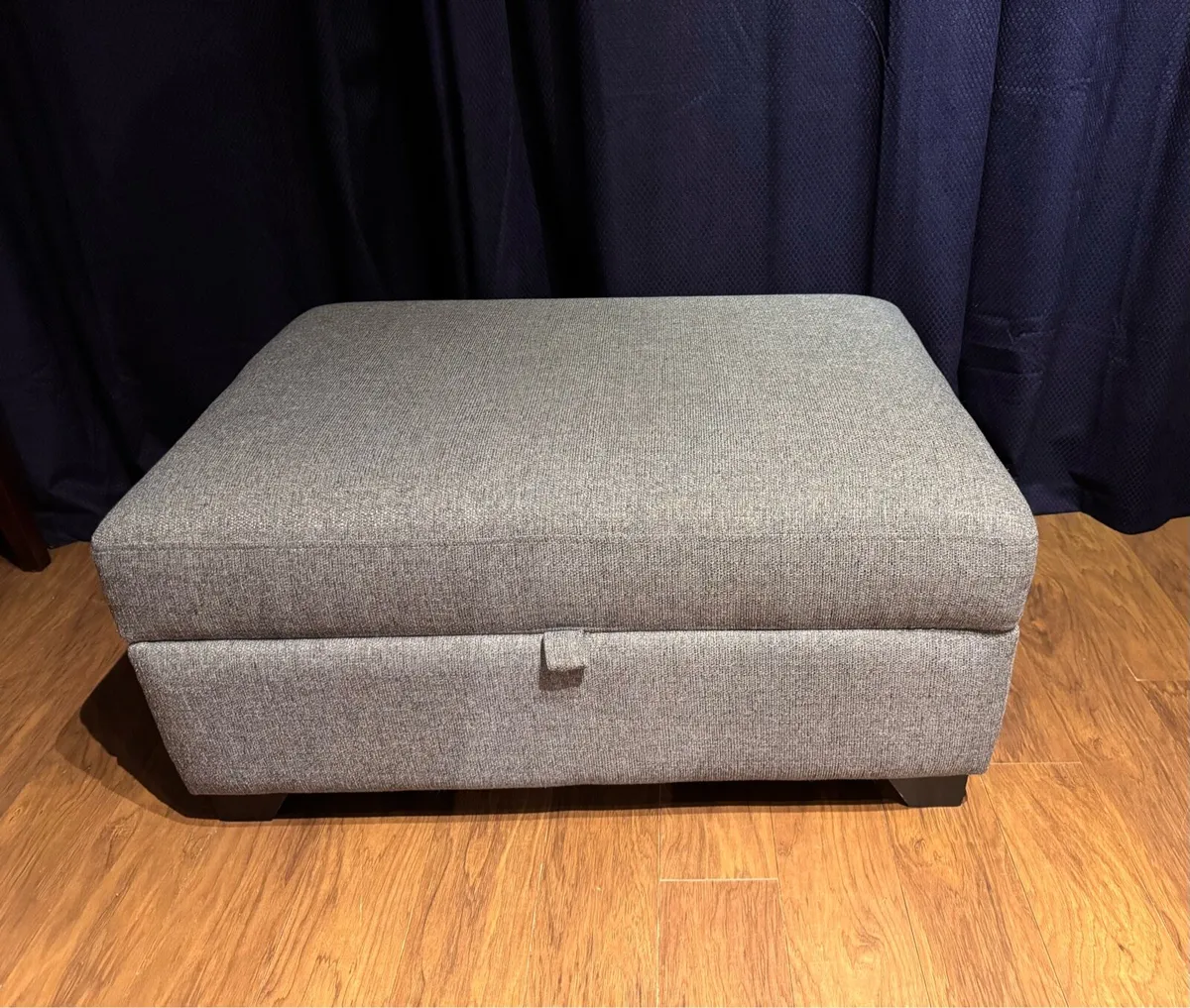 DFS Grey Sofabed with Chaise Long and Ottoy - Image 4