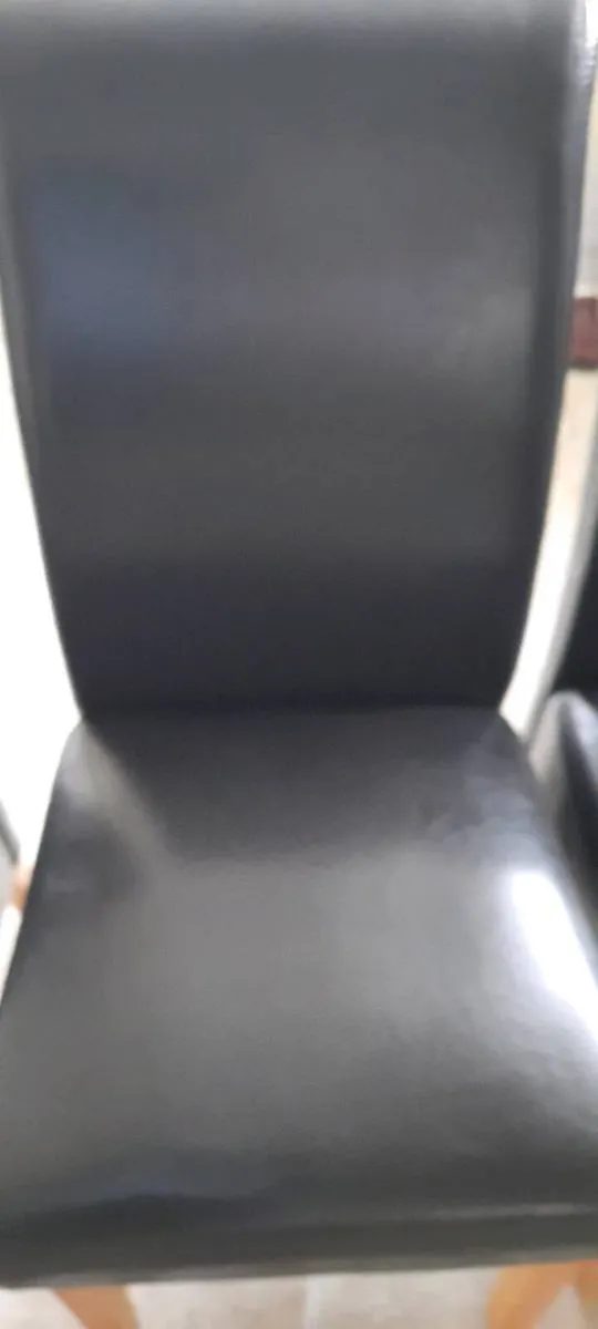 Faux leather chair set - Image 4