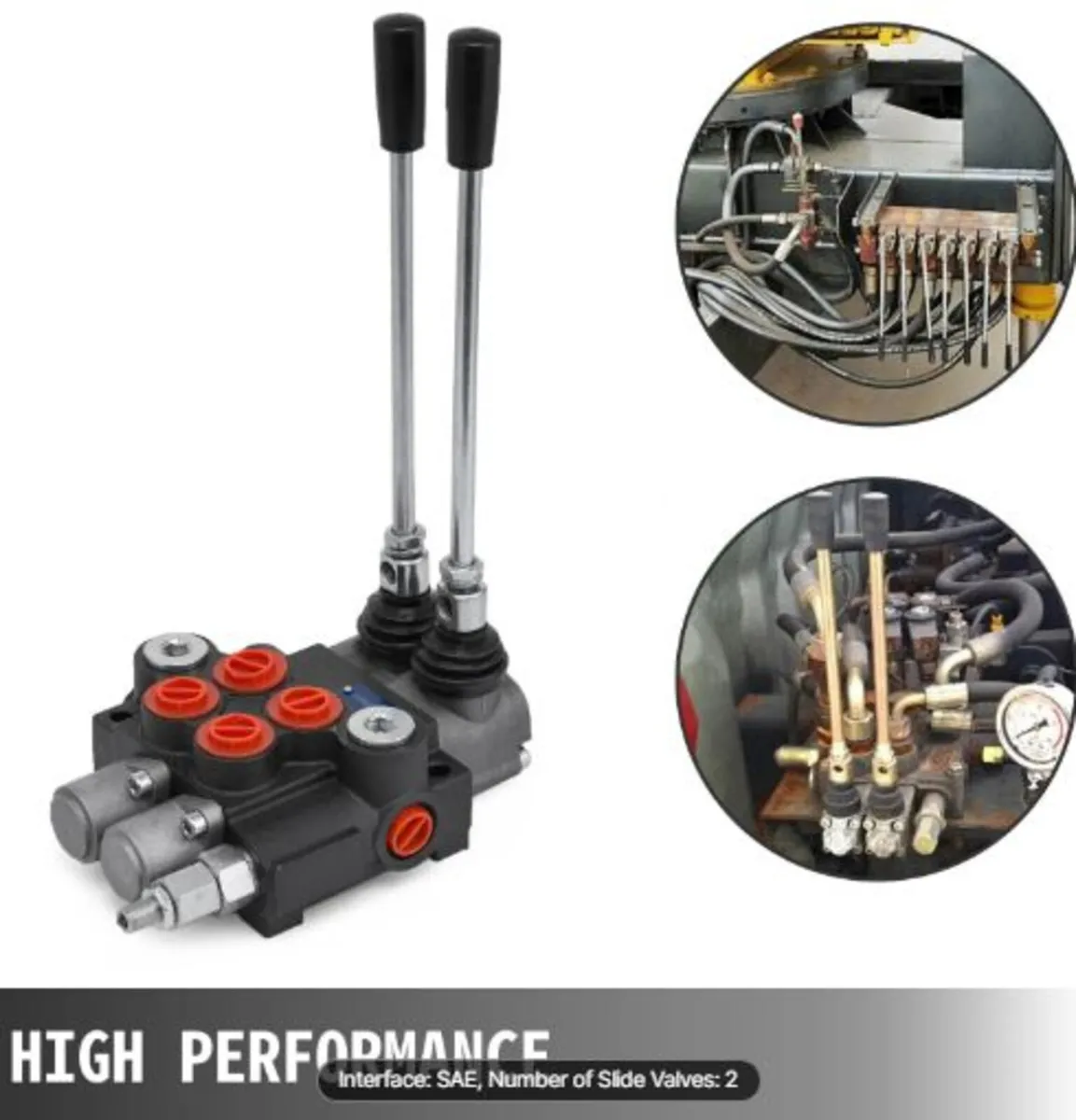 Hydraulic Valve 2 Spool Hydraulic Directional - Image 2