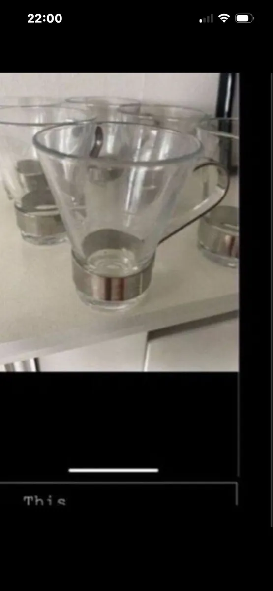 Rare Baileys Glasses With metal handle (6) - Image 4