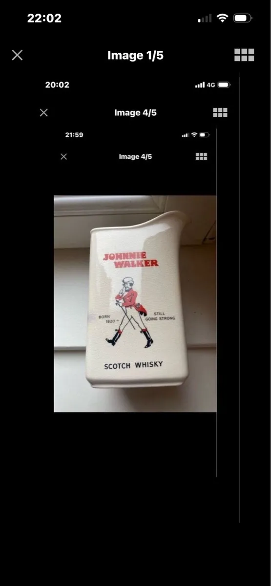 Johnnie Walker Water Jug - Image 1