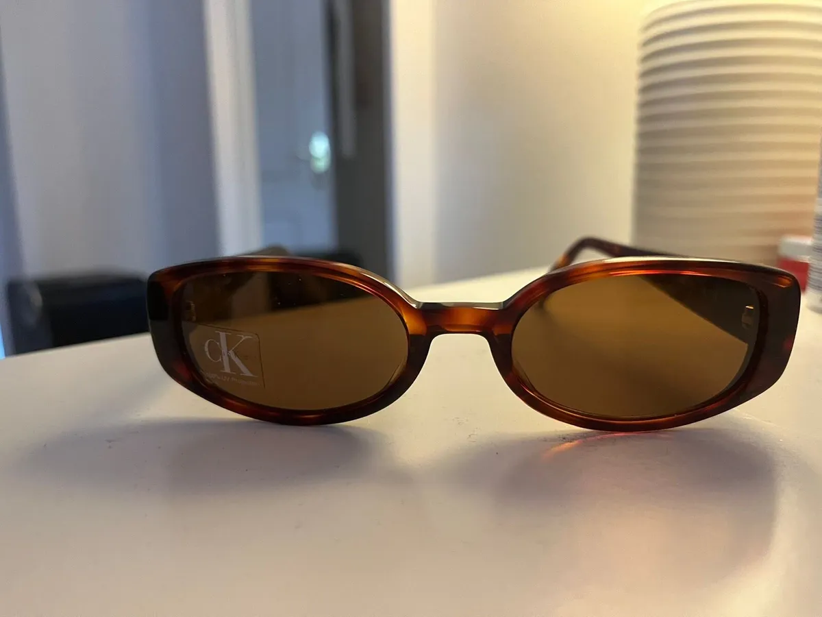 Calvin Klein Tortoise Shell Ladies Sunglasses - Image 1