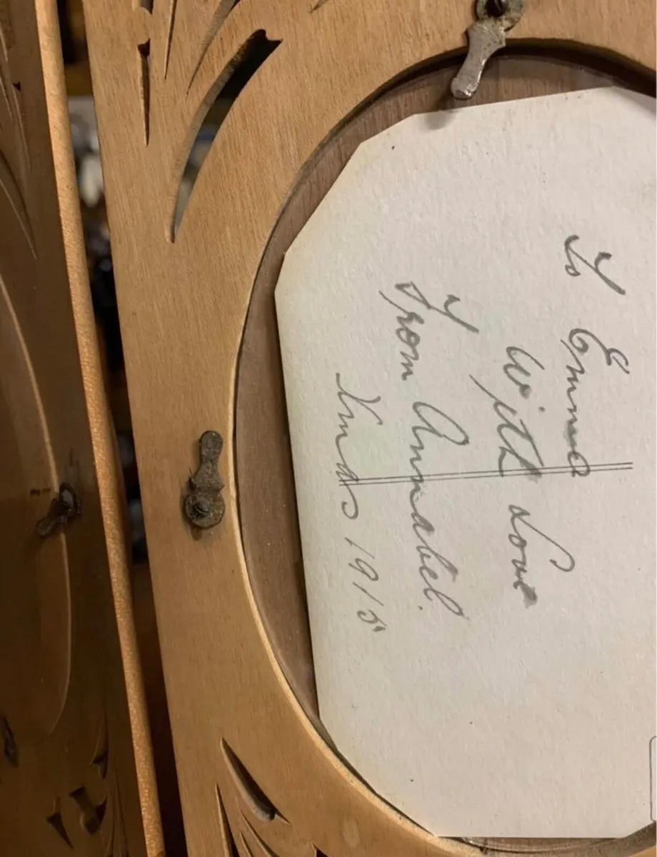 Early 1900s fretwork photo frame - Image 2